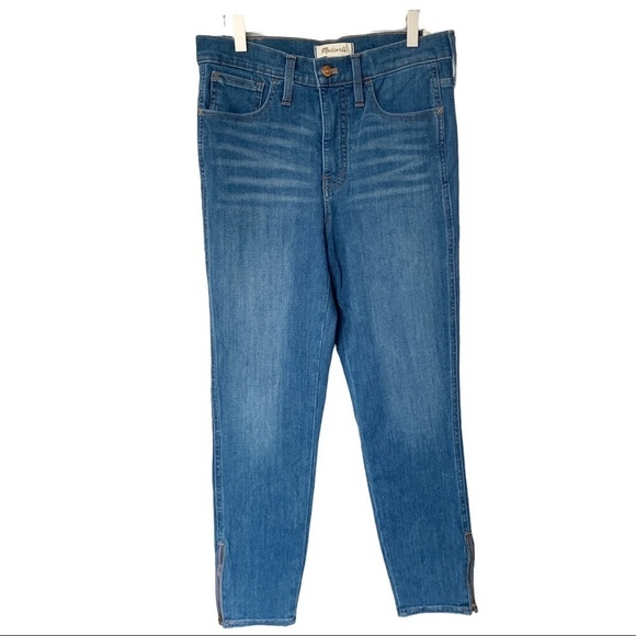 Nwt Madewell Roadtripper Jegging Ankle Zip Jeans - Picture 1 of 8